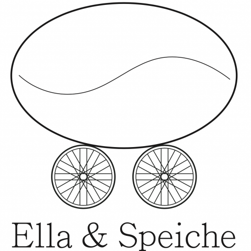 Logo Ella & Speiche Bohne auf Rädern